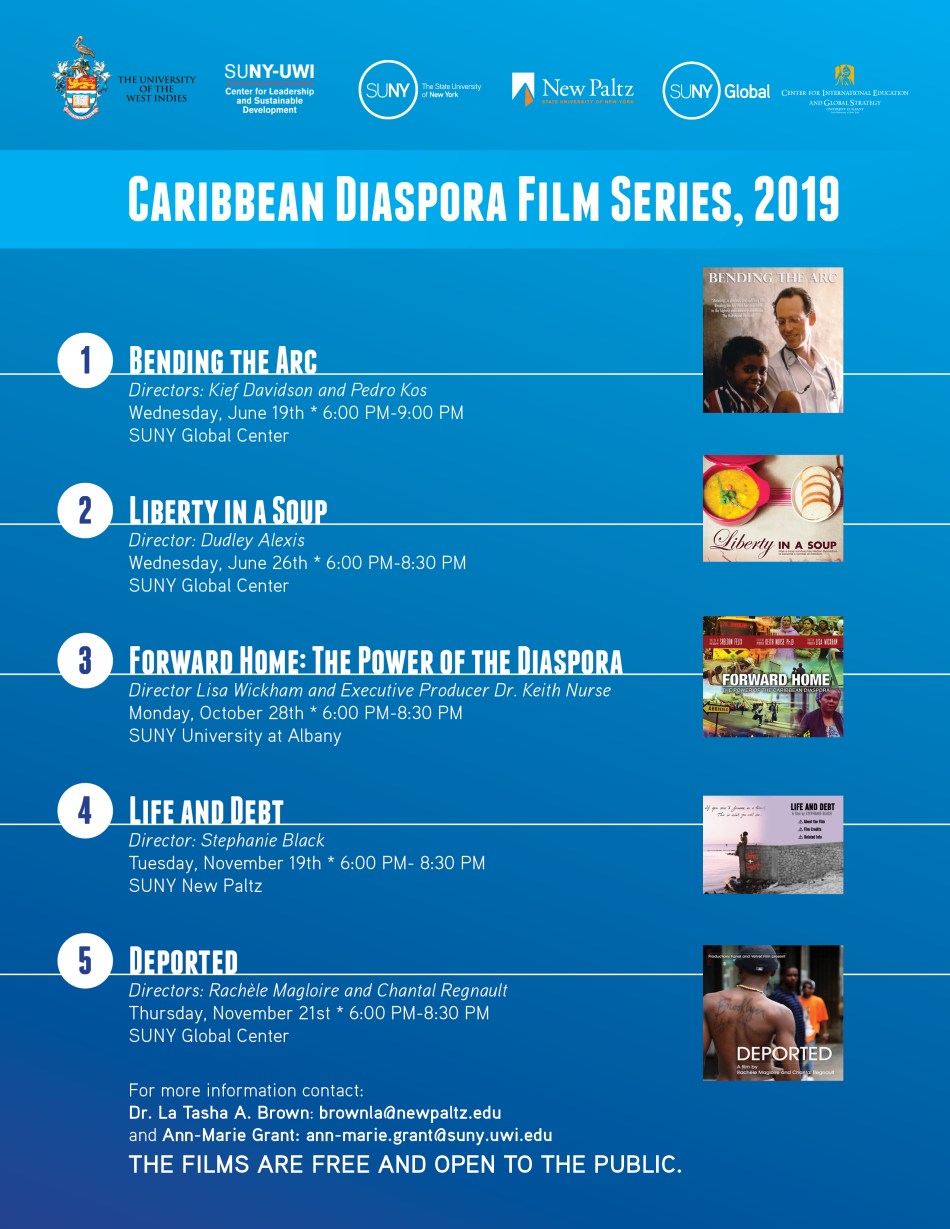 SUNY Caribbean Diaspora Film Series Poster