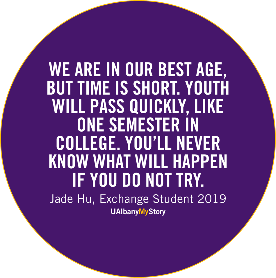 Quote by Jade Hu from Spring 2019